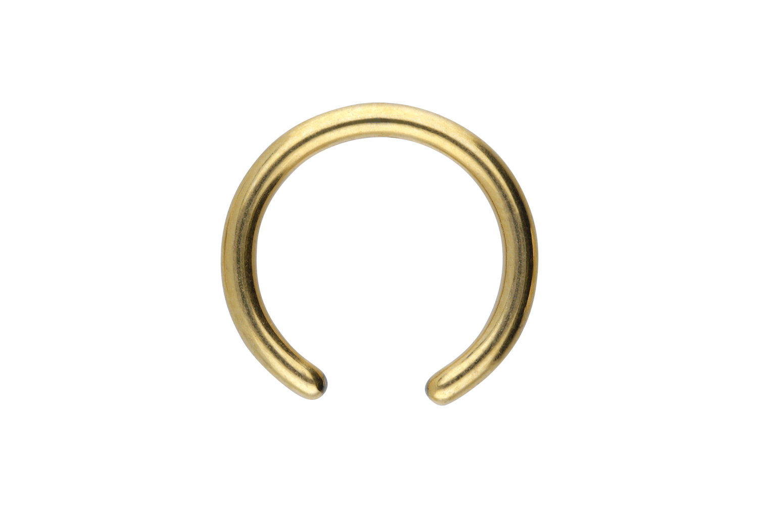 Titan Klemmkugelring Piercing ohne Kugel